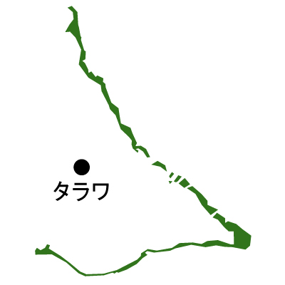 キリバス共和国無料フリーイラスト｜首都名(緑)